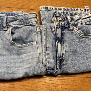 Cat & Jack and Art Class Blue Kids Jean Bundle Set of Two Girls Size 14